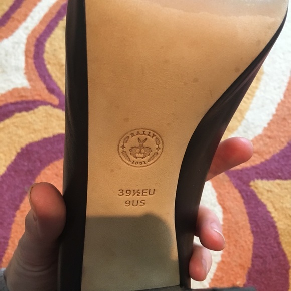 Bally platform wedge heels